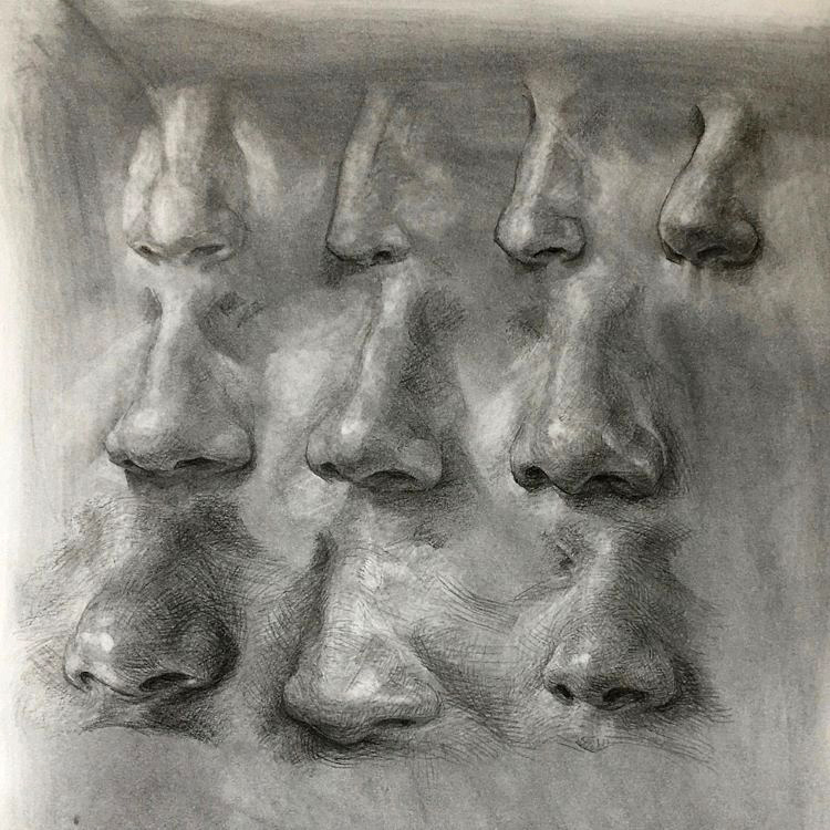 70+ Drawings Of Noses Sketches, Studies & Sketchbook Examples