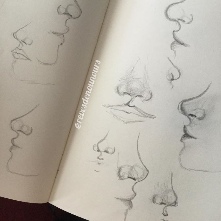 Drawings featuring noses