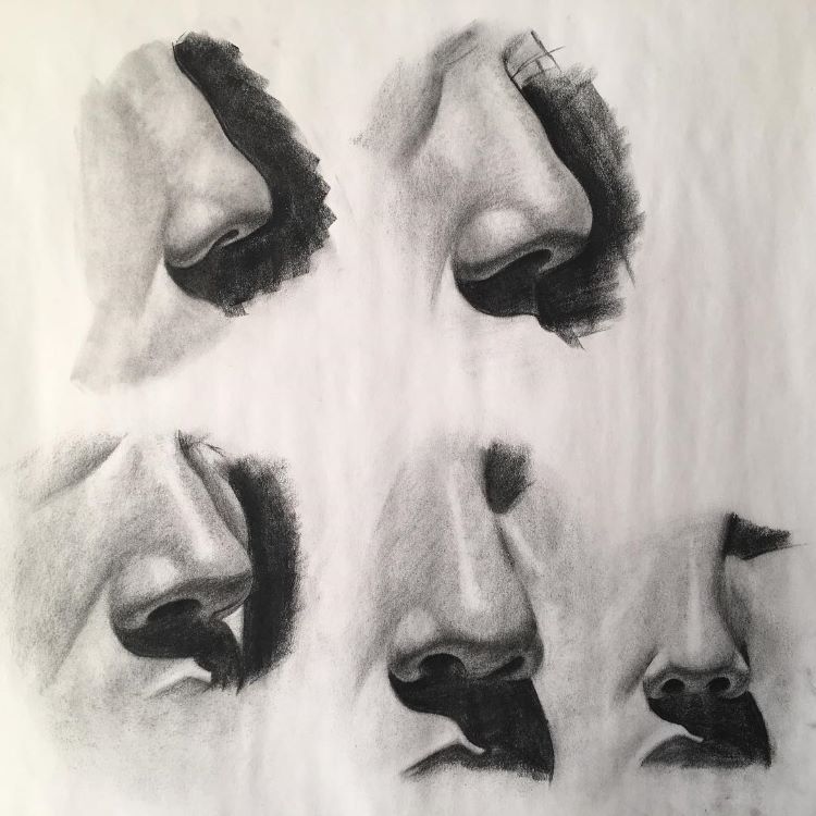 Very dark shadowns in realism - nose anatomy
