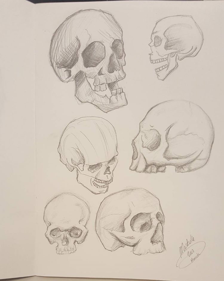 Featured image of post Sketch Easy Things To Draw Skull : If you know me you know i draw skulls a lot and wanted to create a art tutorial explaining the art process.