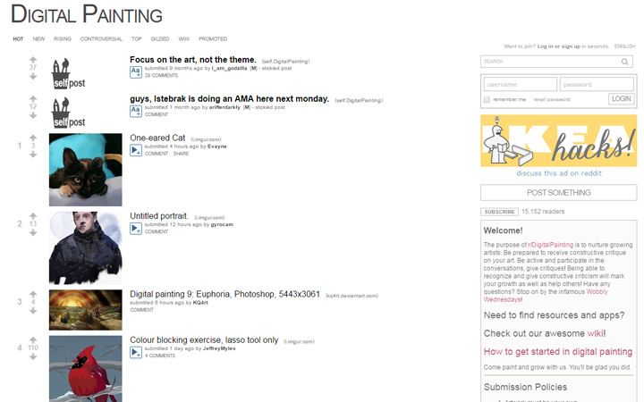 Top 30 Subreddits For Illustrators And Digital Artists