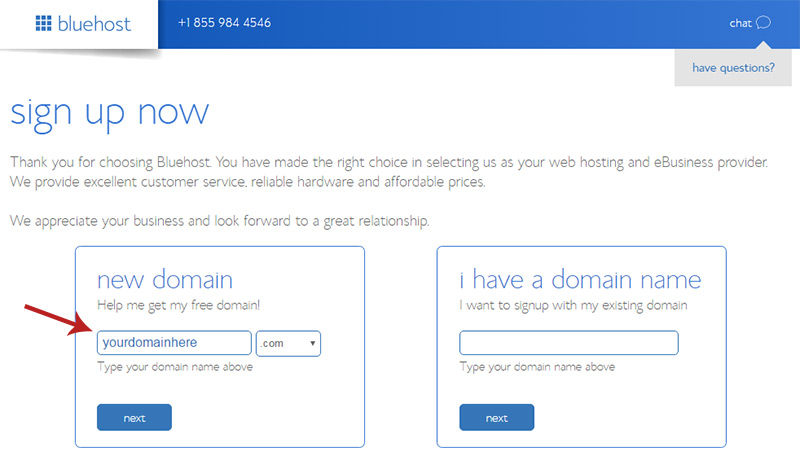 register new domain