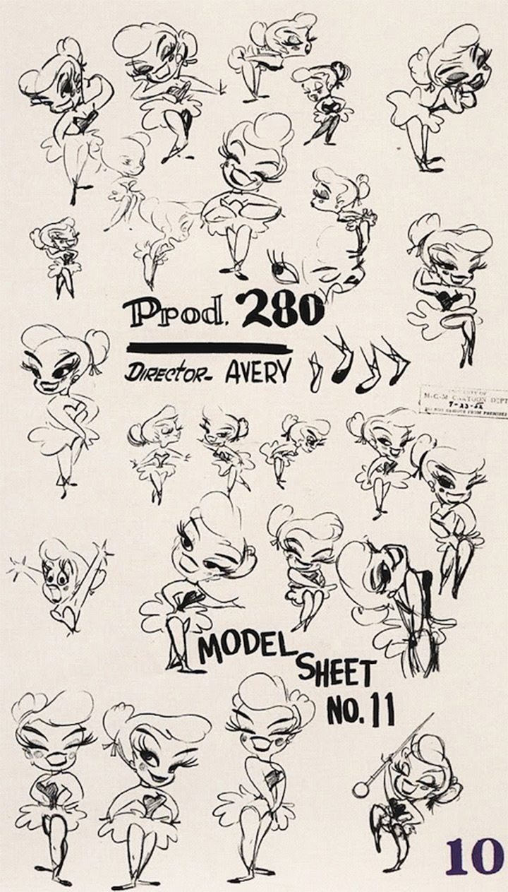 100+ Character Model Sheets From Animation History