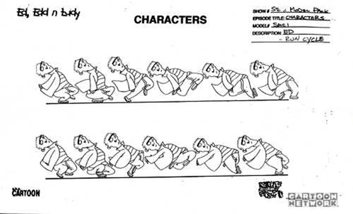 ed running model sheet